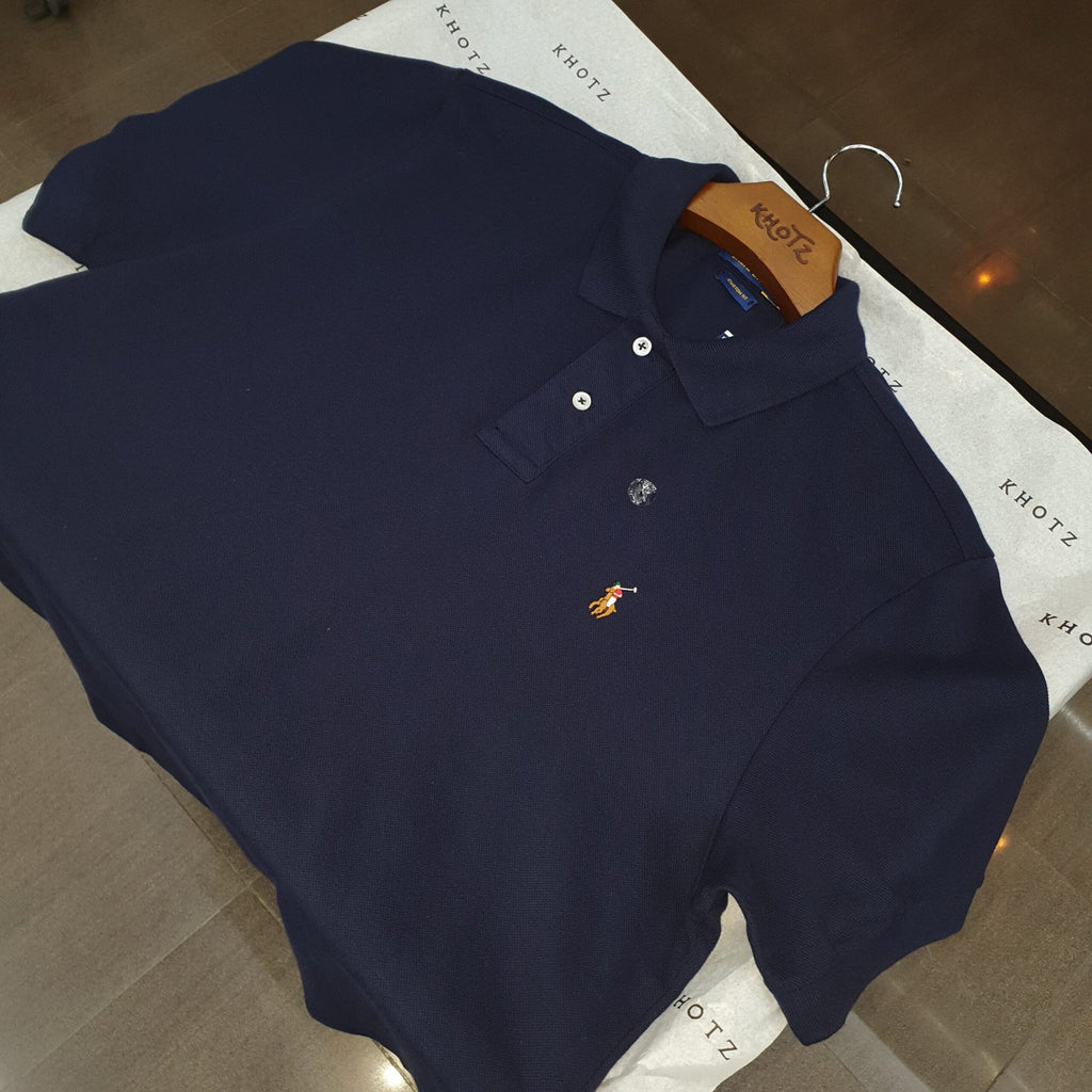 Polo Ralph Lauren Masculina Marinho Pony Colorido