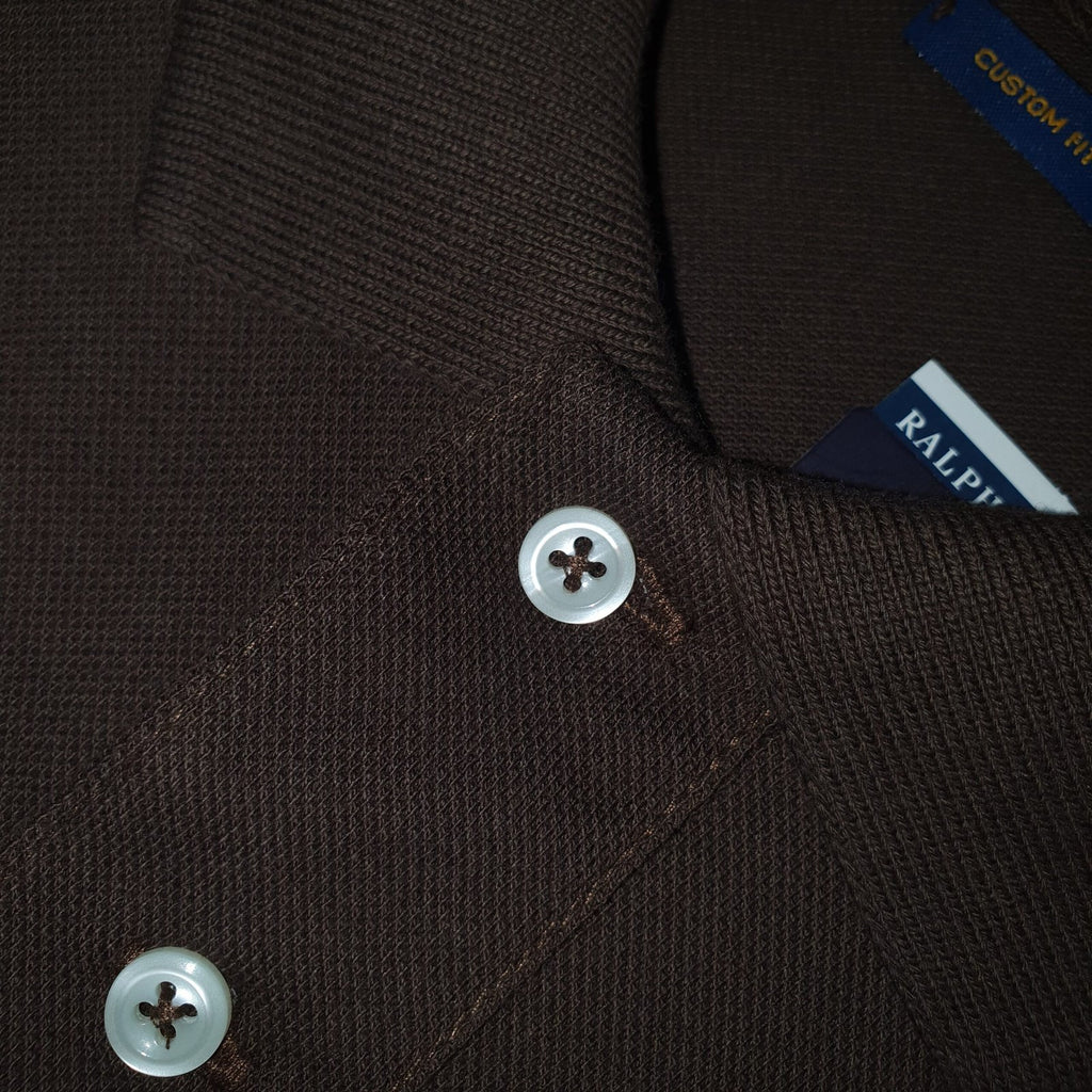 Polo Ralph Lauren Masculina Marrom Escuro Pony Colorido