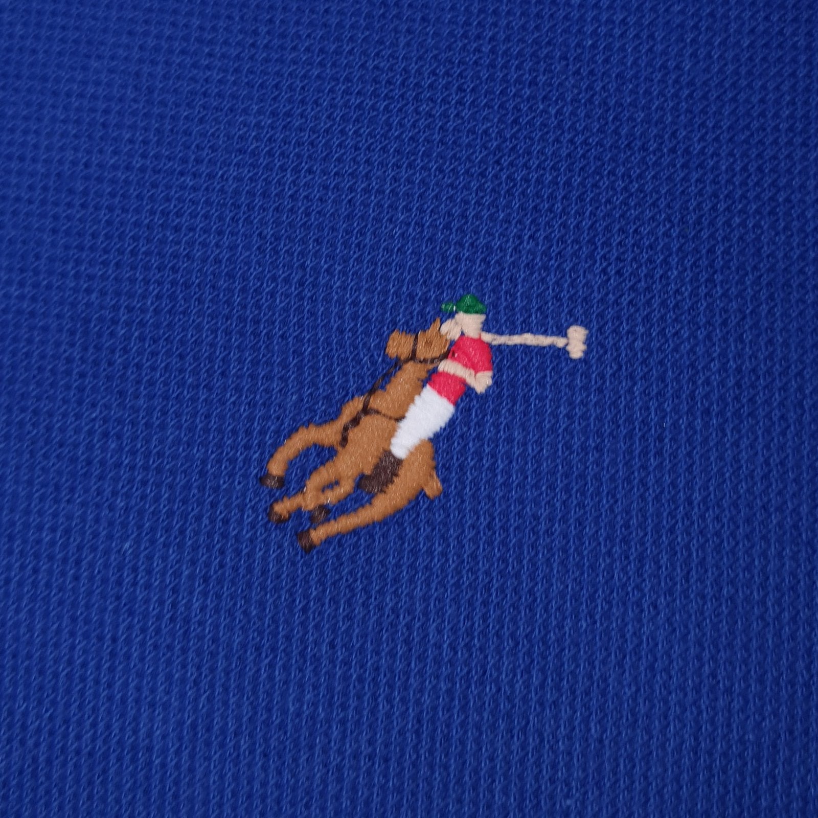 Polo Ralph Lauren Masculina Azul Royal Pony Colorido