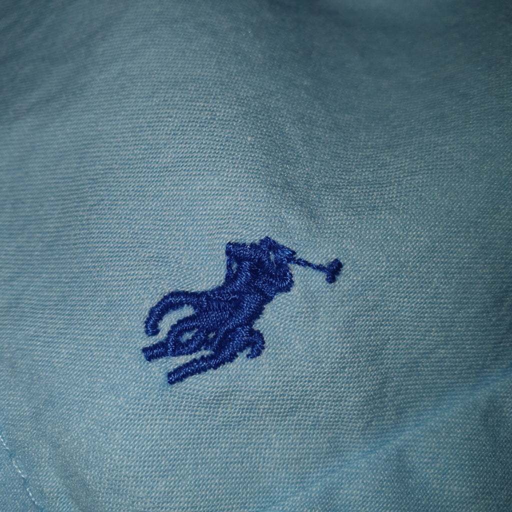 Bermuda Ralph Lauren Masculina Casual Puro Algodão cor Azul Bebê