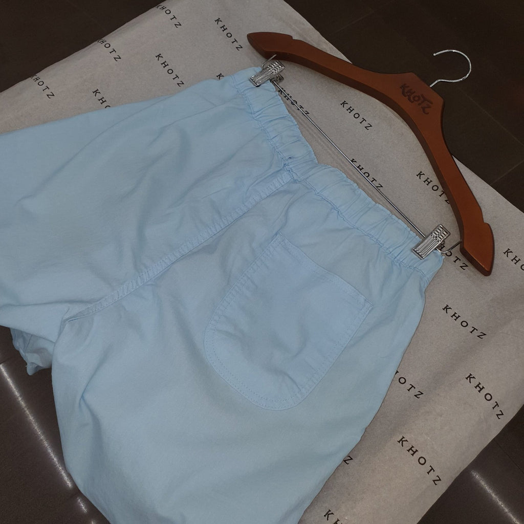 Bermuda Ralph Lauren Masculina Casual Puro Algodão cor Azul Bebê