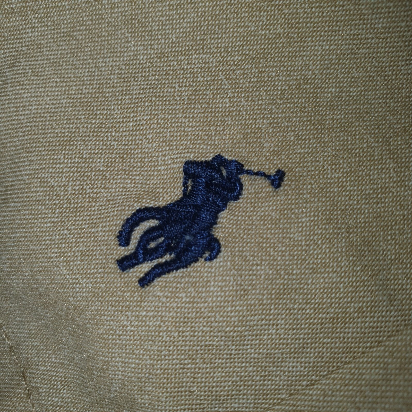 Bermuda Ralph Lauren Masculina Casual Puro Algodão cor Areia