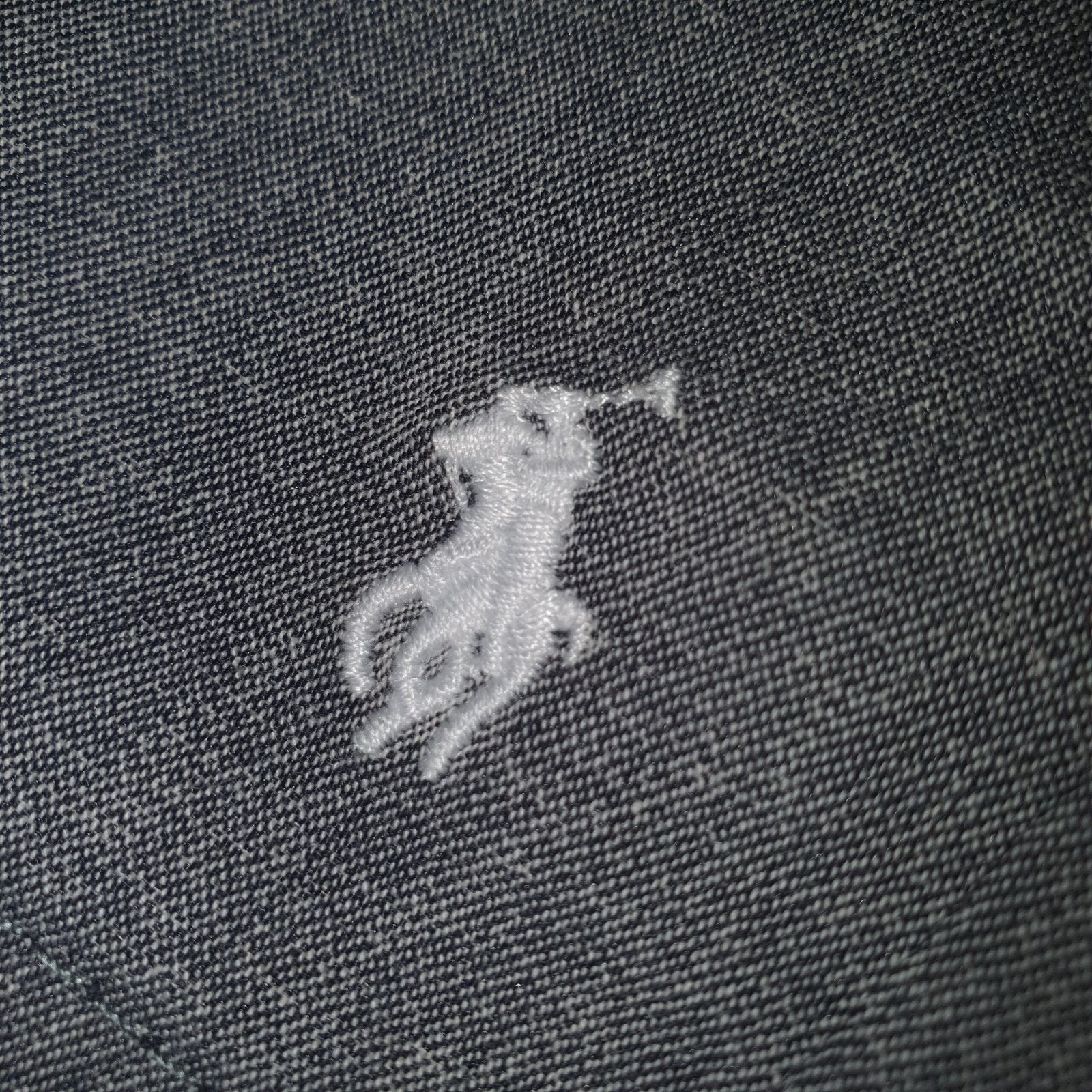 Bermuda Ralph Lauren Masculina Casual Puro Algodão cor Cinzenta