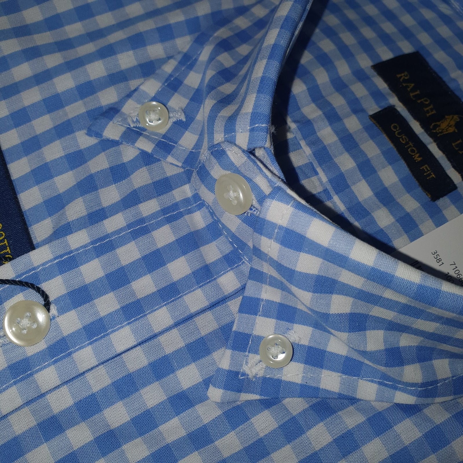 Camisa Ralph Lauren Masculina Xadrez Quadros Azul Pony Amarelo