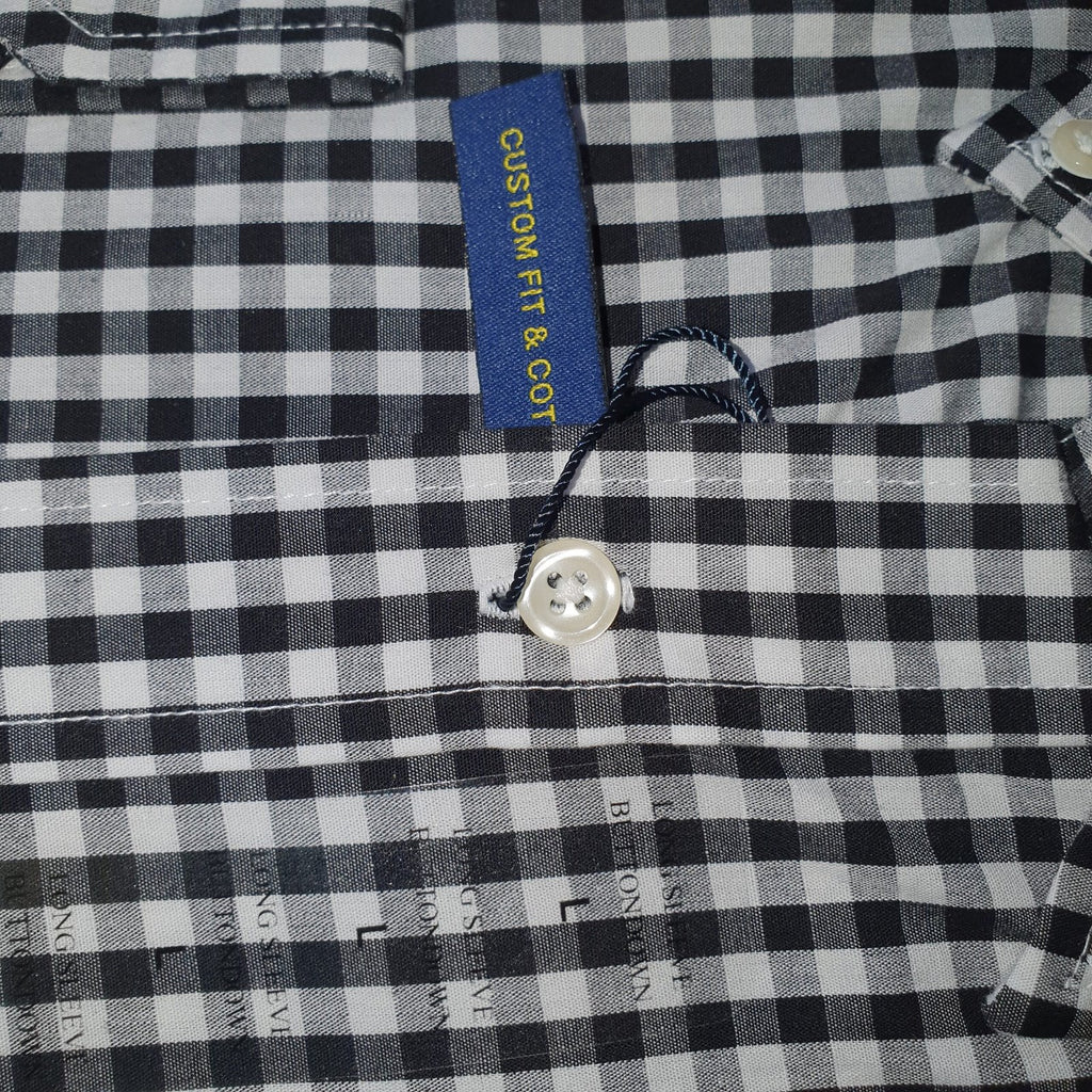 Camisa Ralph Lauren Masculina Xadrez Quadros Preto Pony Laranja