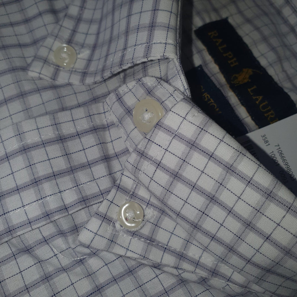 Camisa Ralph Lauren Masculina Xadrez Executivo Pony Verde