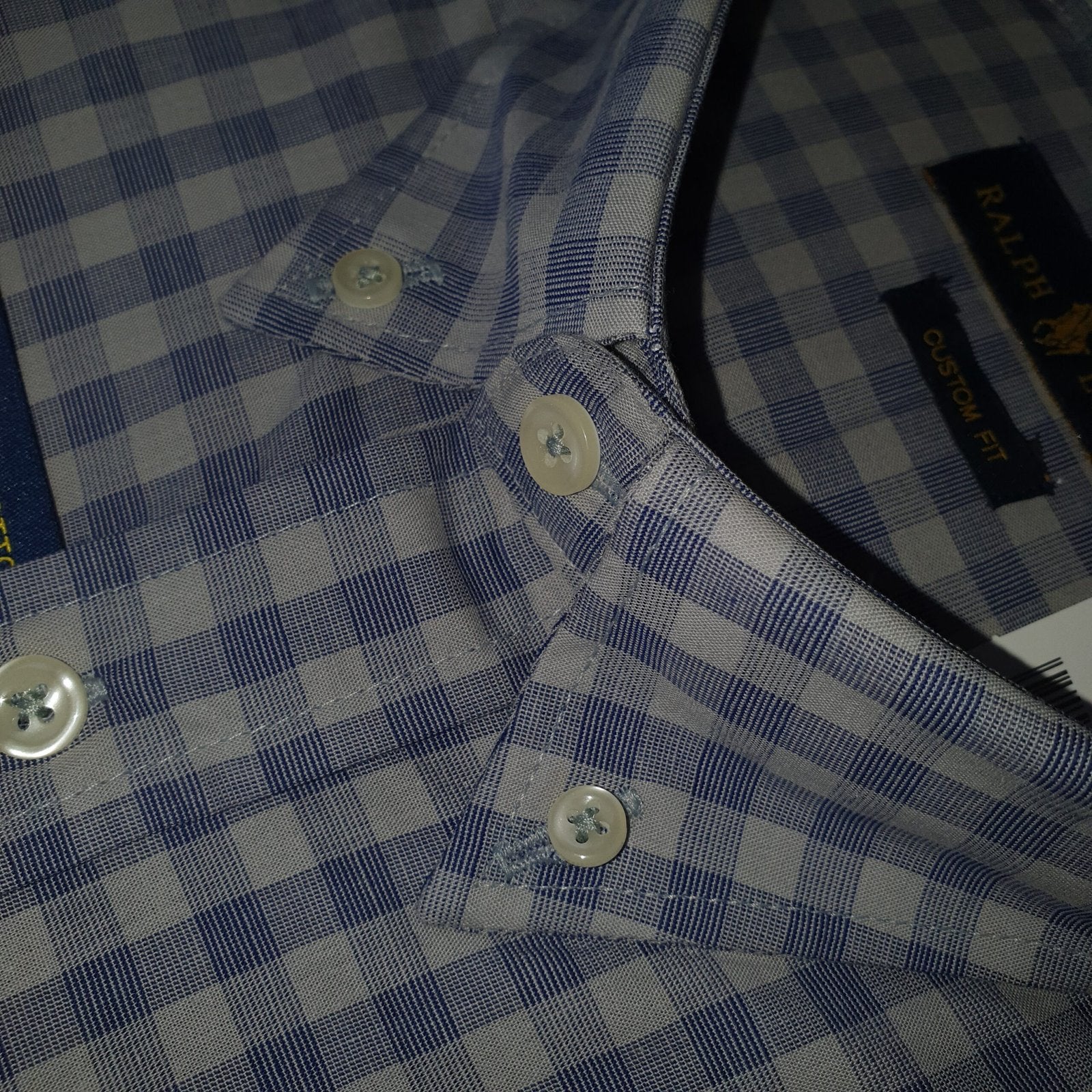 Camisa Ralph Lauren Masculina Xadrez Quadros Cinzenta Pony Amarelo
