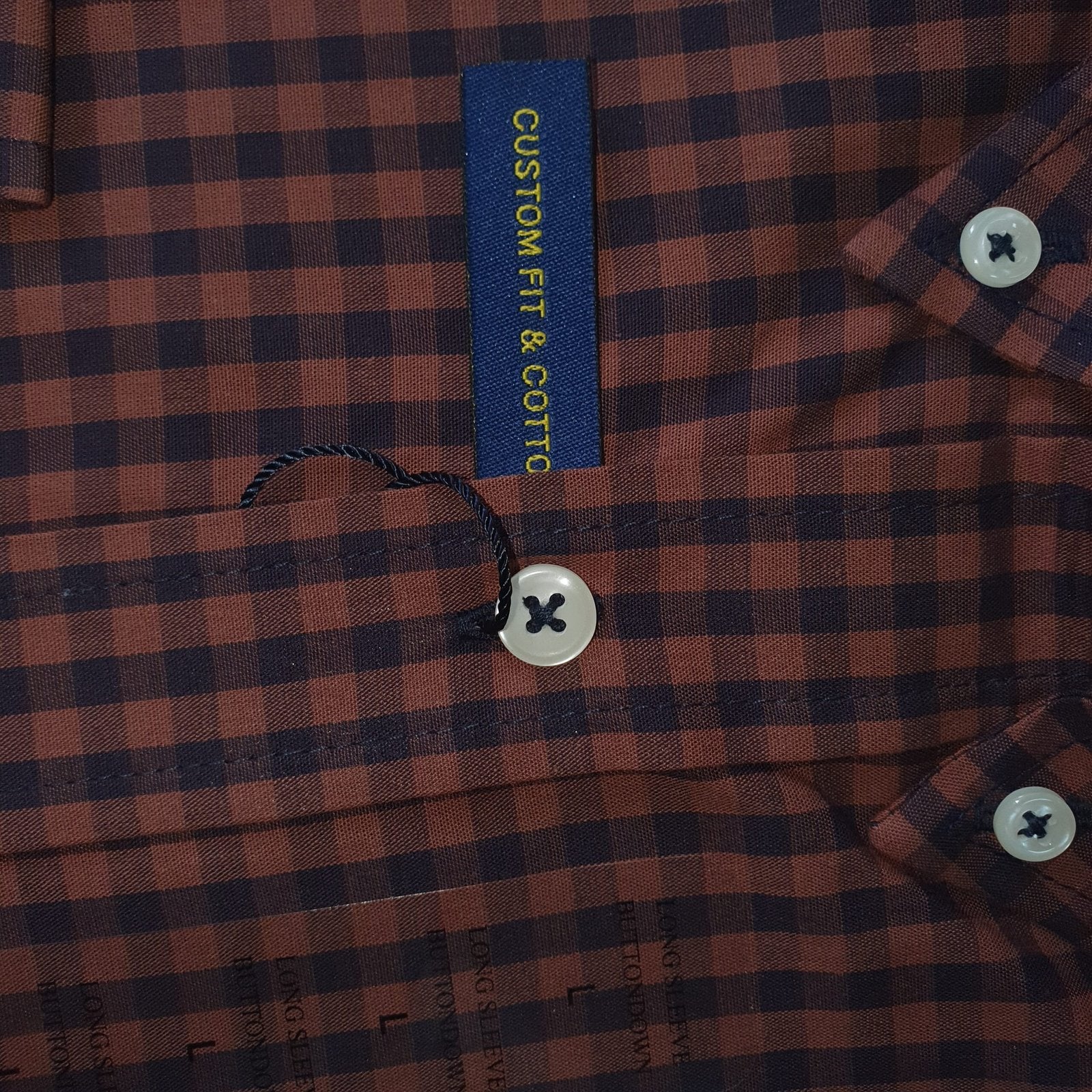 Camisa Ralph Lauren Masculina Xadrez Marrom Pony Dourado