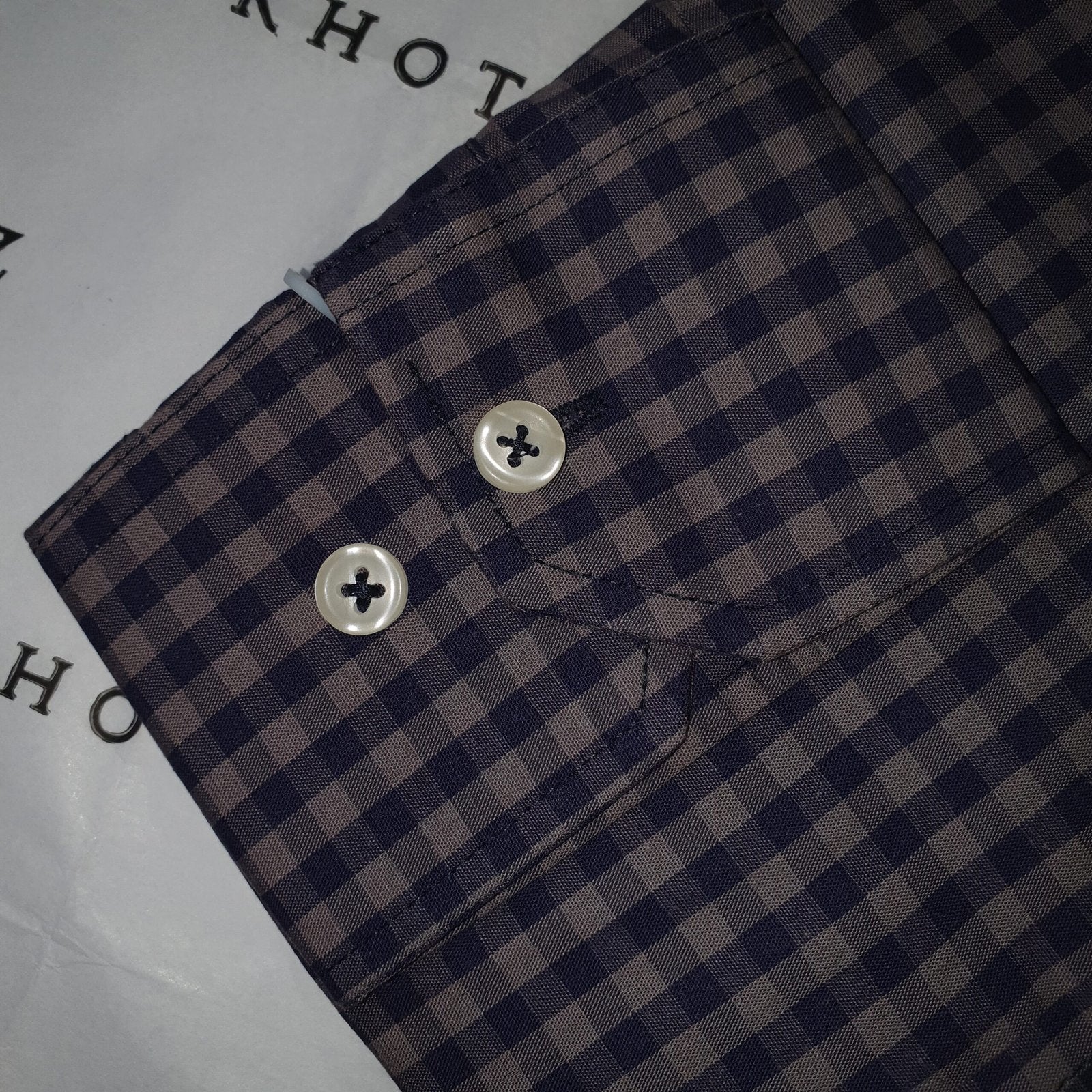 Camisa Ralph Lauren Masculina Xadrez Azul Cinzento Pony Vermelho