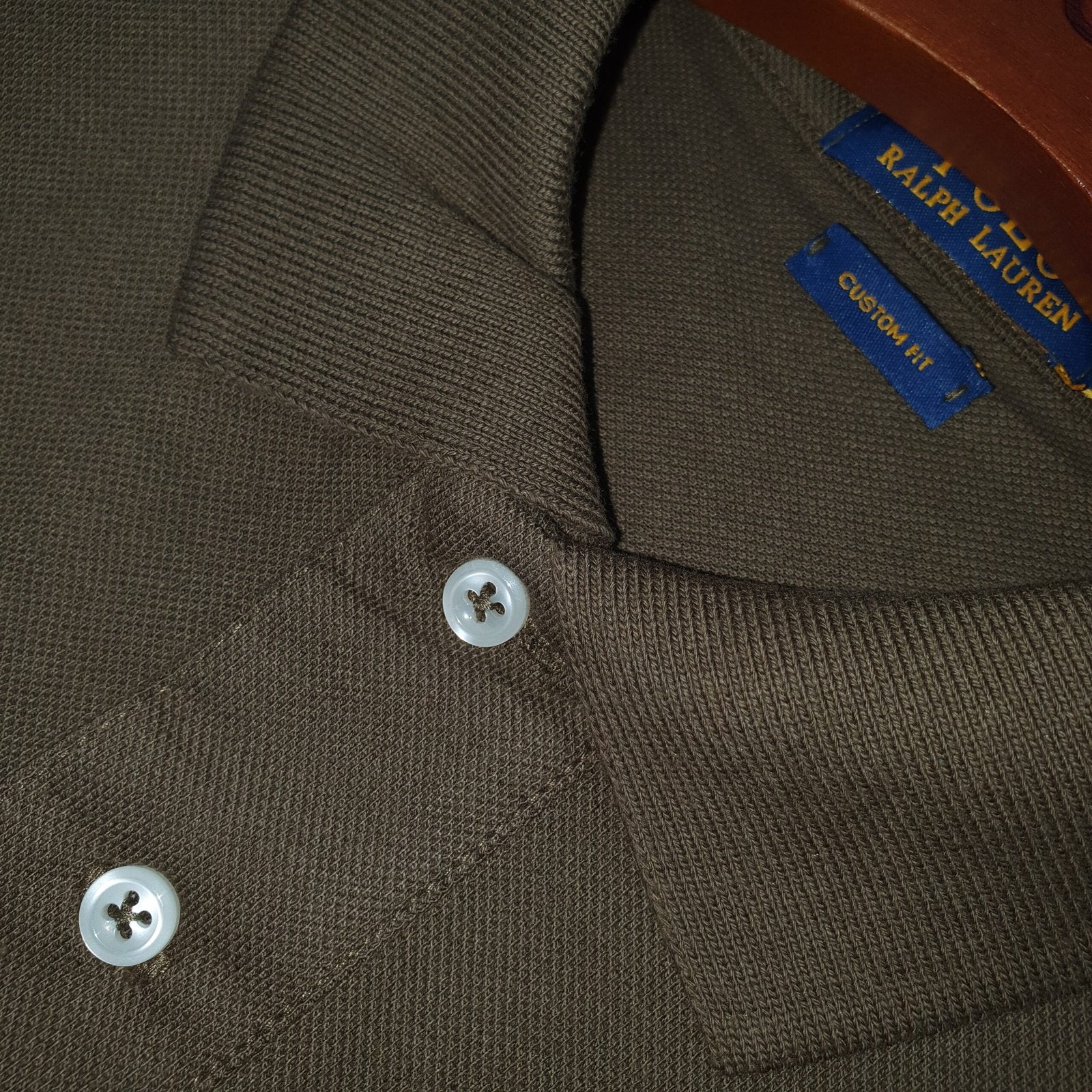 Polo Ralph Lauren Masculina Verde Exército Pony Vermelho