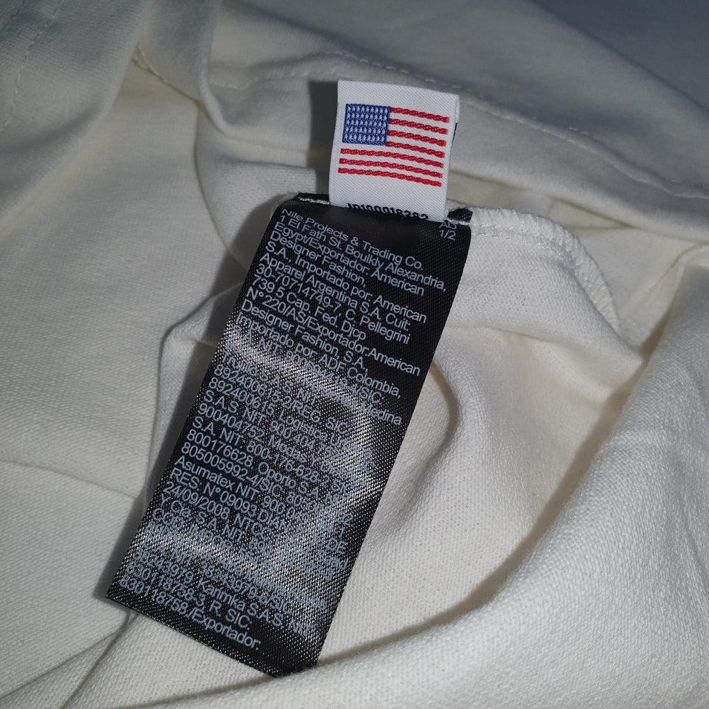 Camiseta Básica Ralph Lauren Masculina Creme Pony Marinho