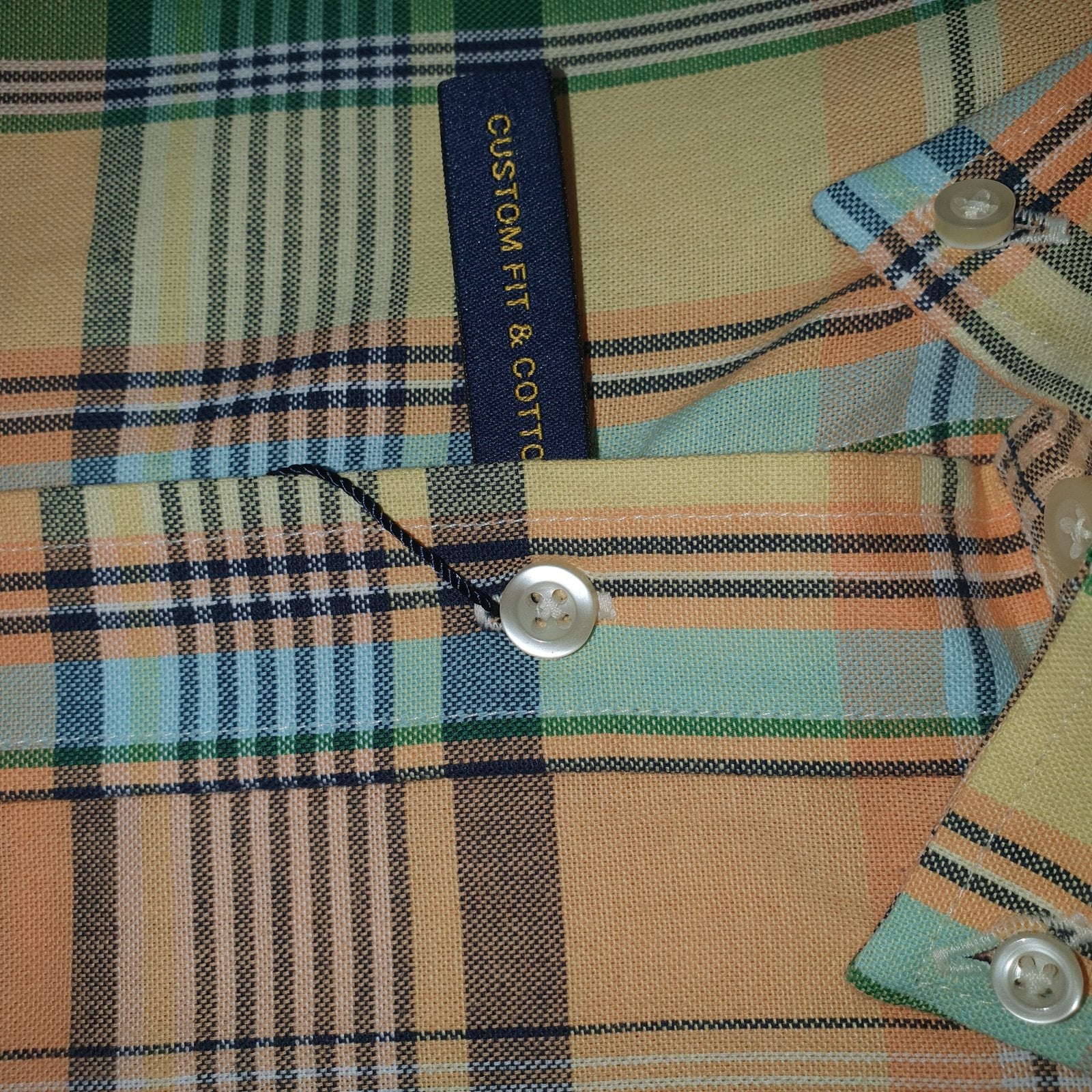 Camisa Ralph Lauren Masculina Oxford Xadrez Americano Lenhador Cor Amarelo