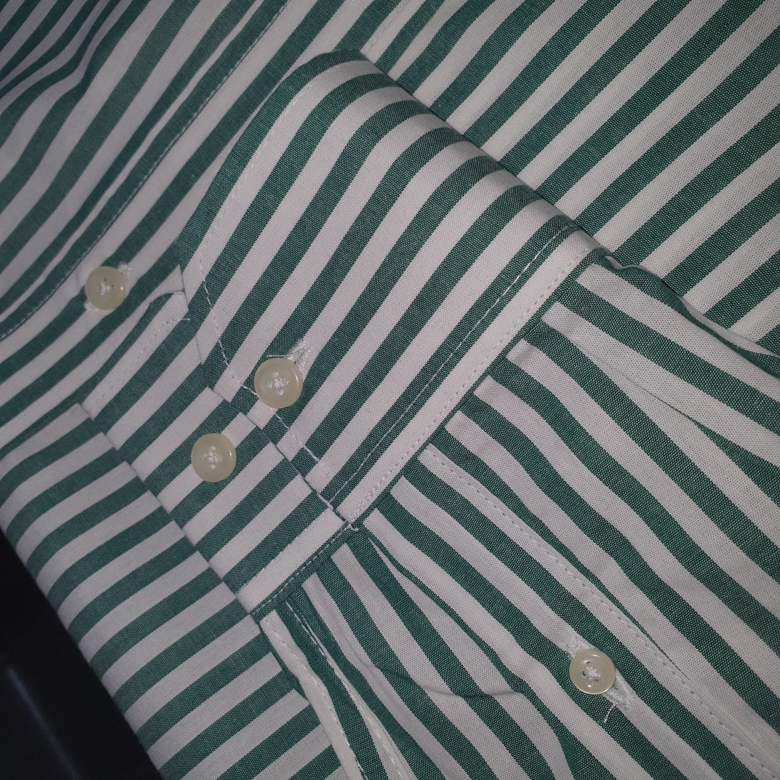 Camisa Ralph Lauren Masculina Verde Listras Maxi Pony Roxo