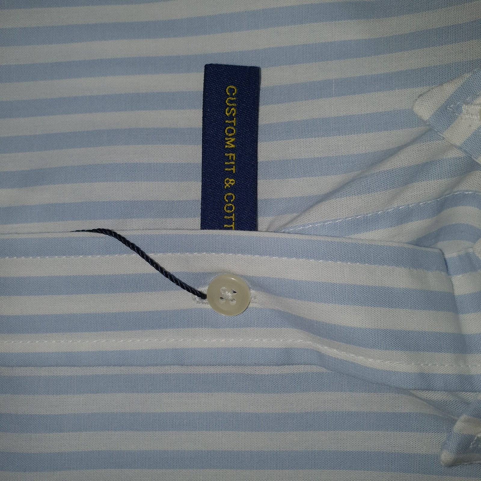 Camisa Ralph Lauren Masculina Azul Bebê Listras Maxi Pony Preto