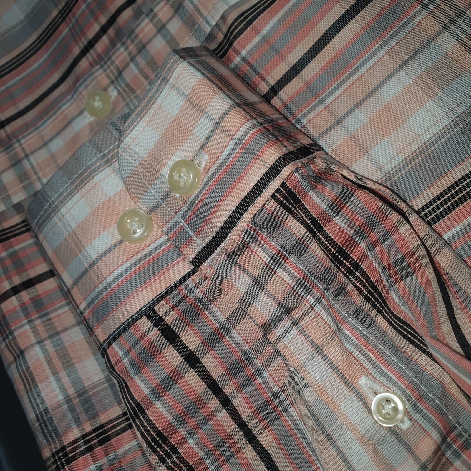 Camisa Ralph Lauren Masculina Xadrez Listras Marrom Maravalha Pony Preto