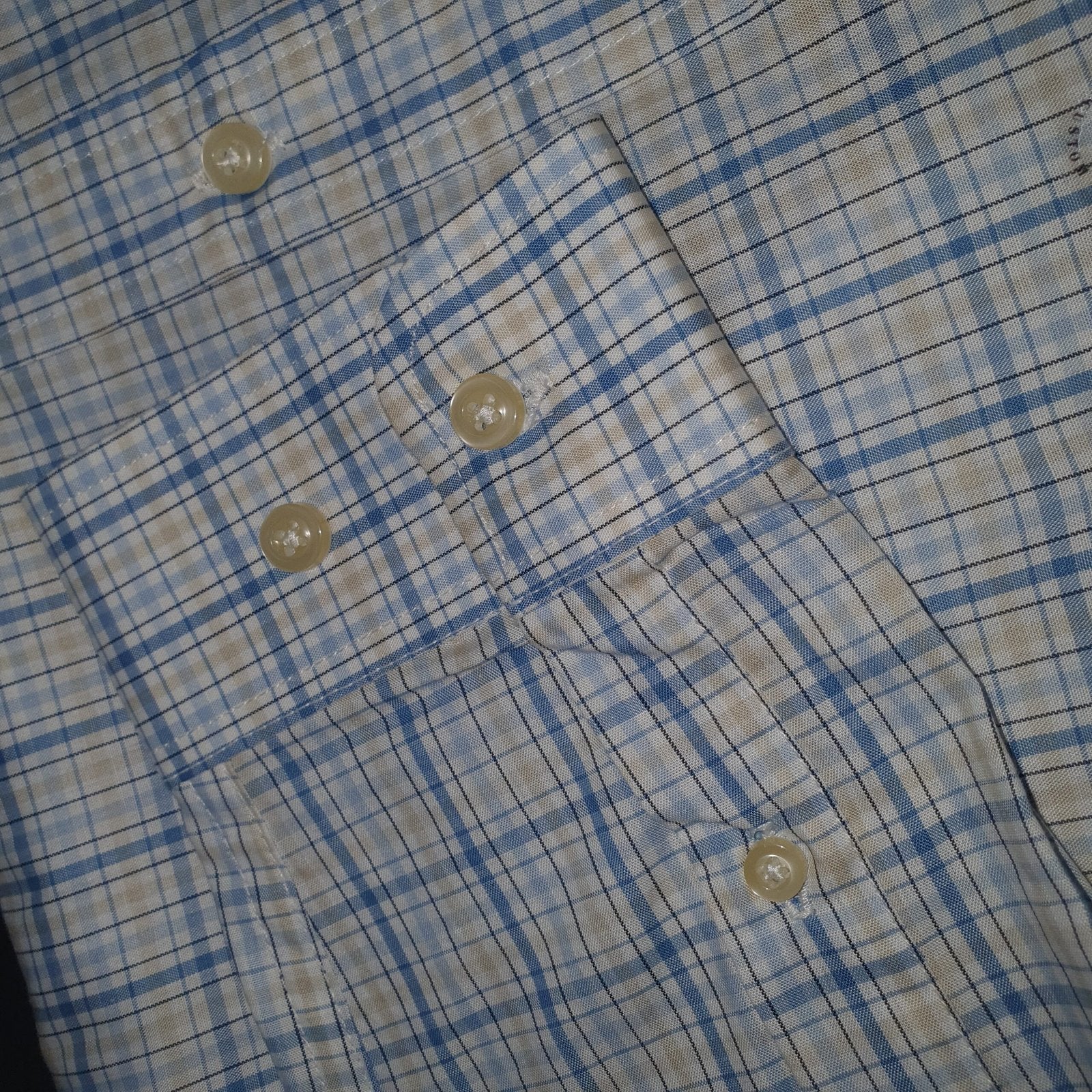 Camisa Ralph Lauren Masculina Xadrez Listrado Creme Pony Dourado