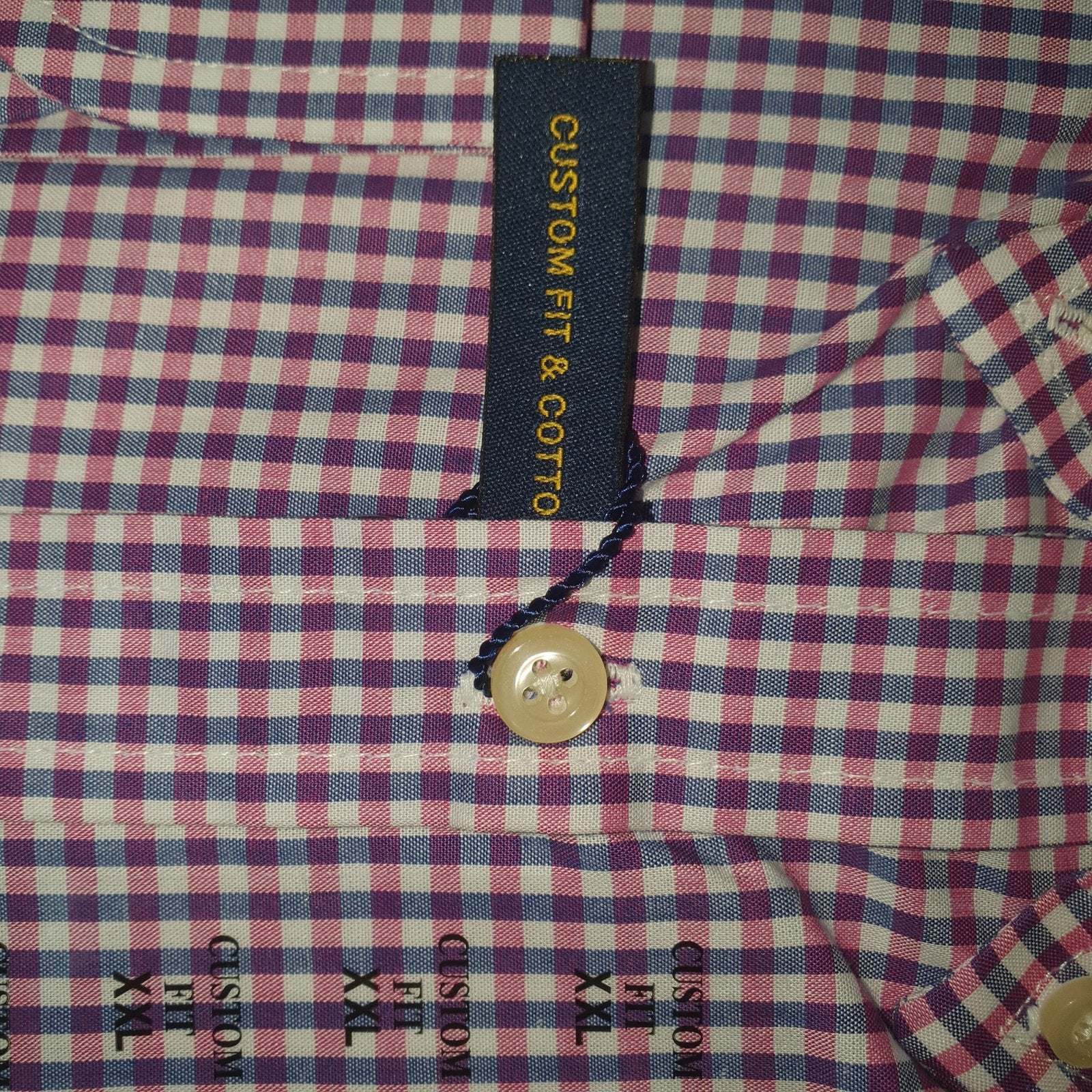 Camisa Ralph Lauren Masculina Micro Xadrez Lilás Pony Pitaya