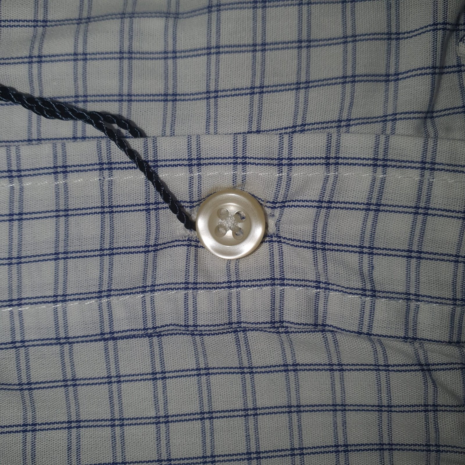 Camisa Ralph Lauren Masculina Xadrez Listras Azuis Pony Lilás