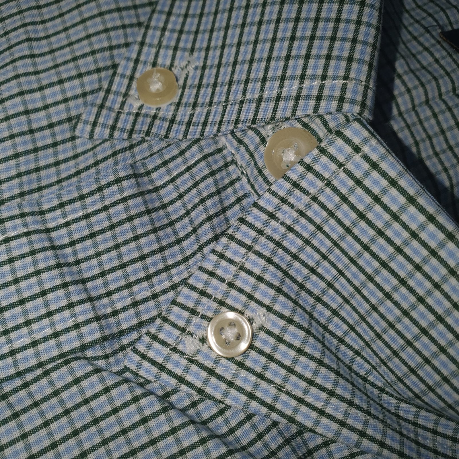 Camisa Ralph Lauren Masculina Micro Xadrez Listras Verde Pony Vermelho
