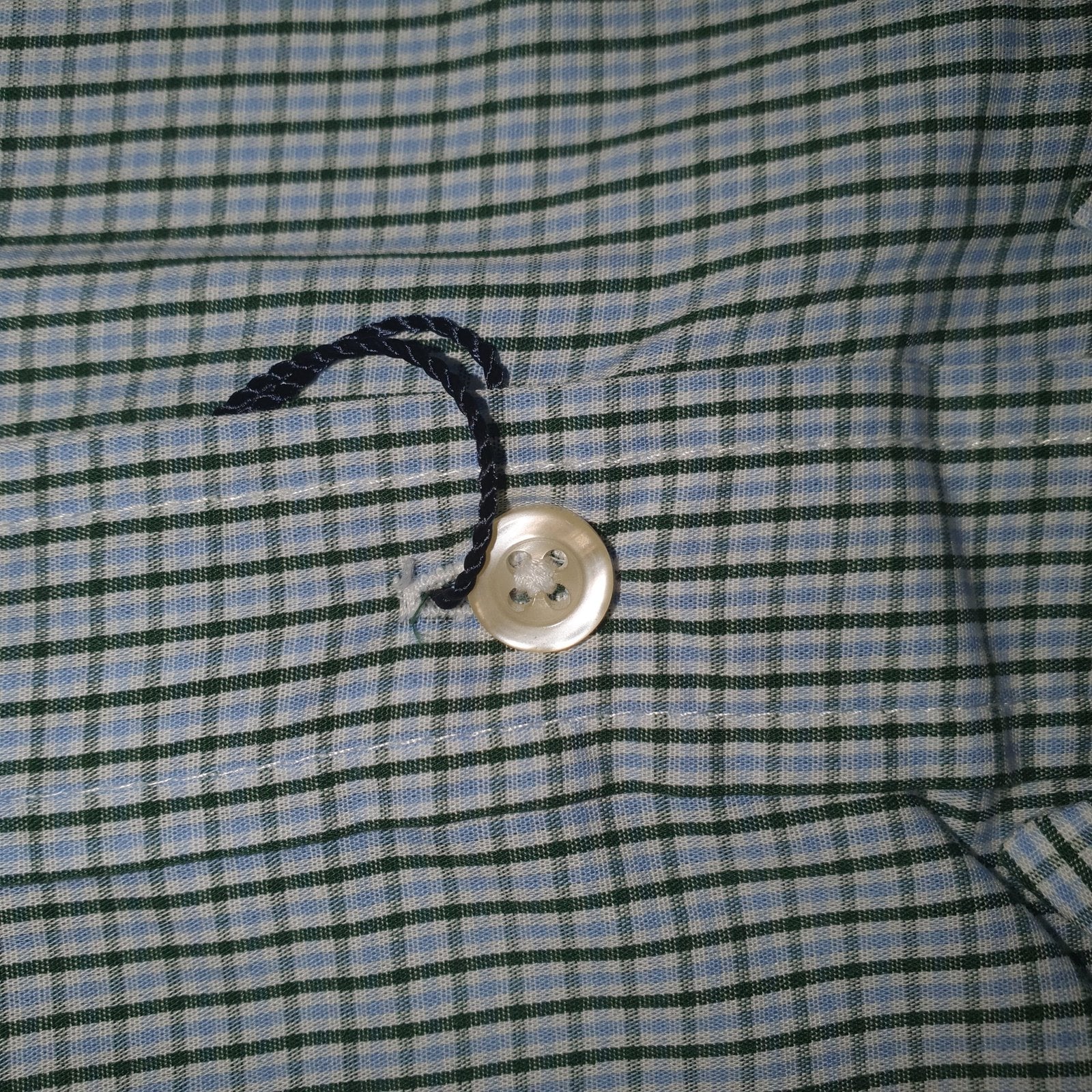 Camisa Ralph Lauren Masculina Micro Xadrez Listras Verde Pony Vermelho