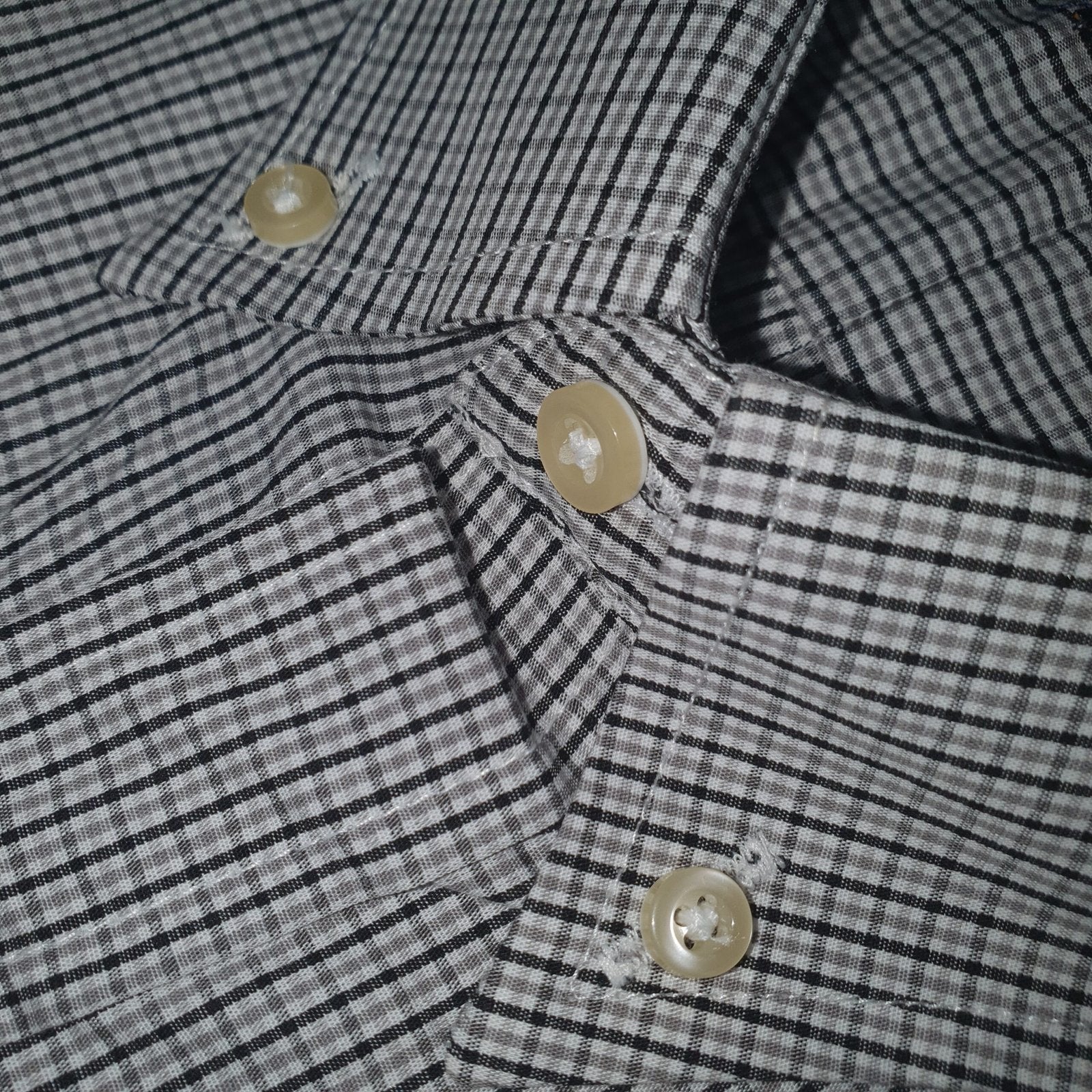 Camisa Ralph Lauren Masculina Micro Xadrez Listras Preta Pony Roxo