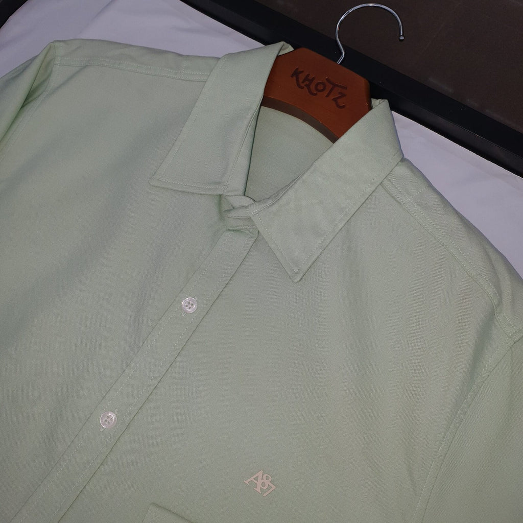 Camisa Ralph Lauren Masculina Oxford Fino Aeropostale Verde Água