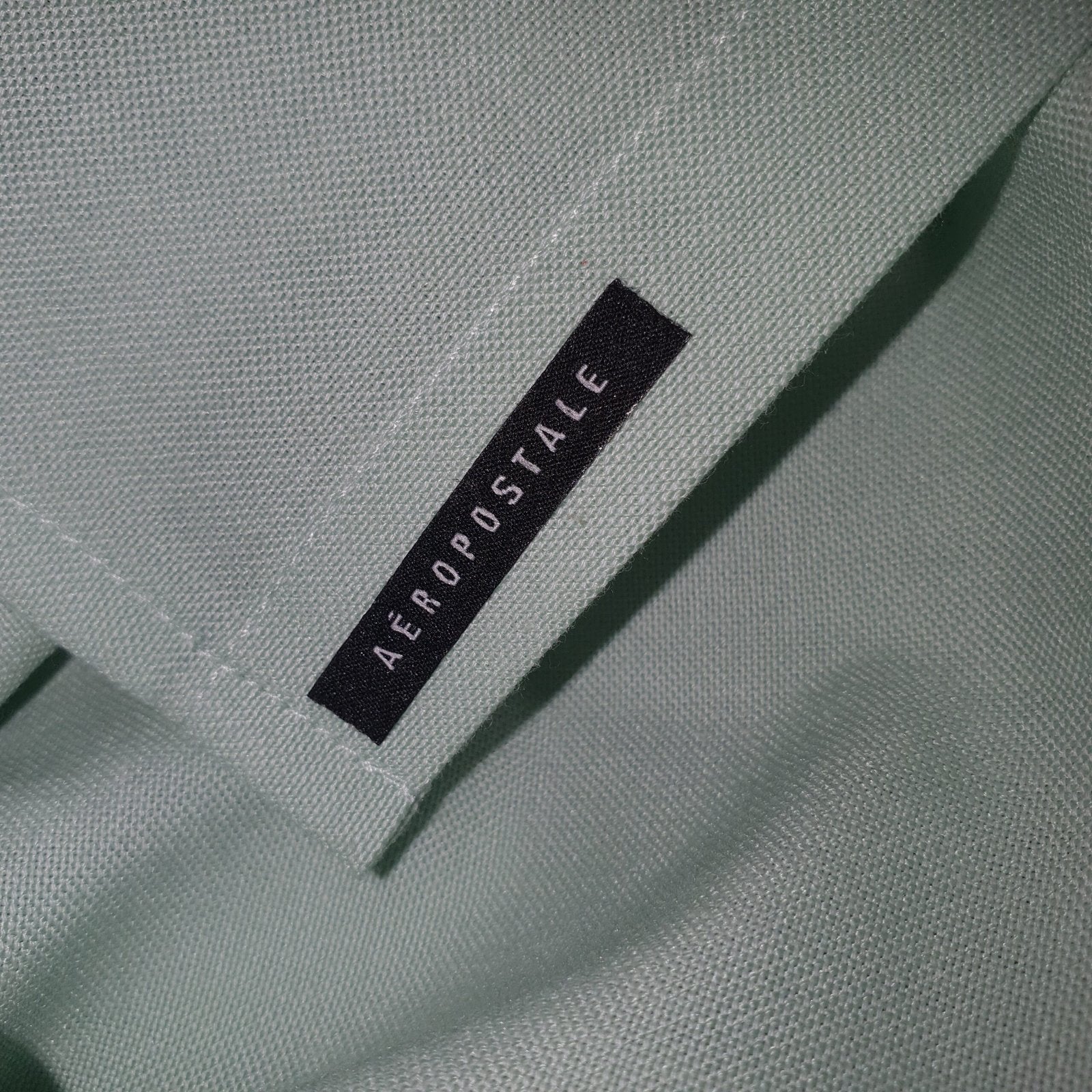 Camisa Ralph Lauren Masculina Oxford Fino Aeropostale Verde Água