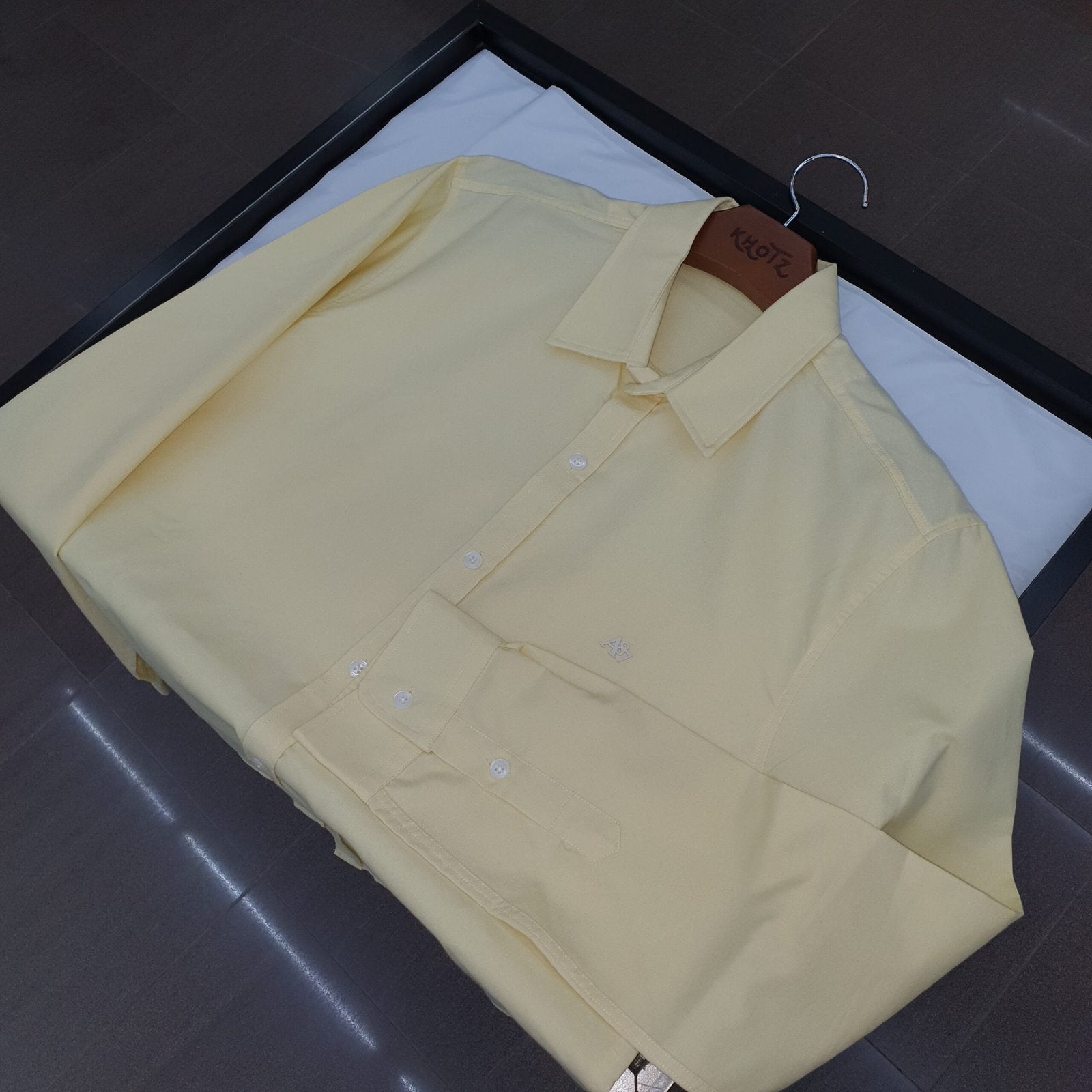Camisa Ralph Lauren Masculina Oxford Fino Aeropostale Amarela