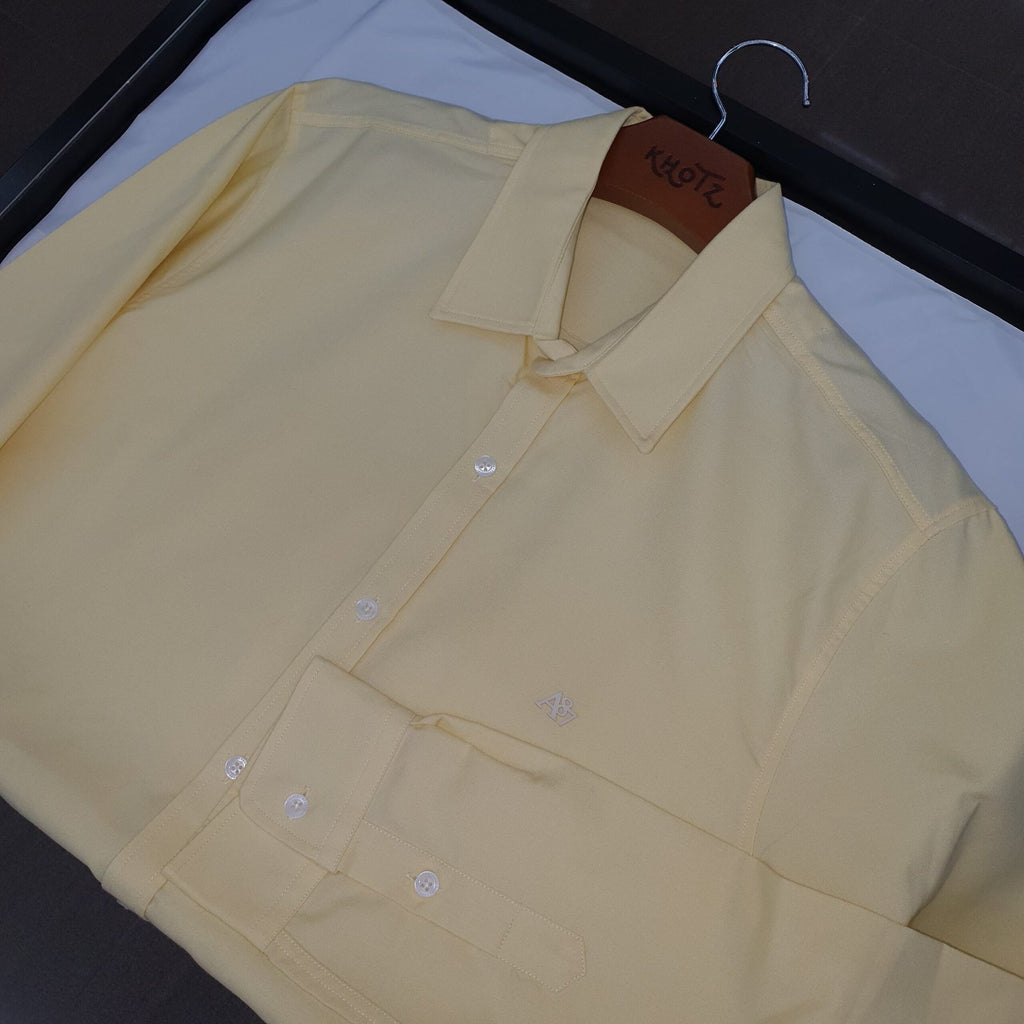 Camisa Ralph Lauren Masculina Oxford Fino Aeropostale Amarela