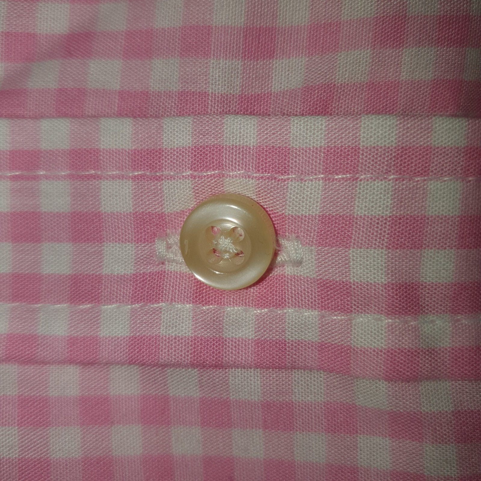 Camisa Ralph Lauren Masculina Xadrez Rosa Minimalista Pony Marinho