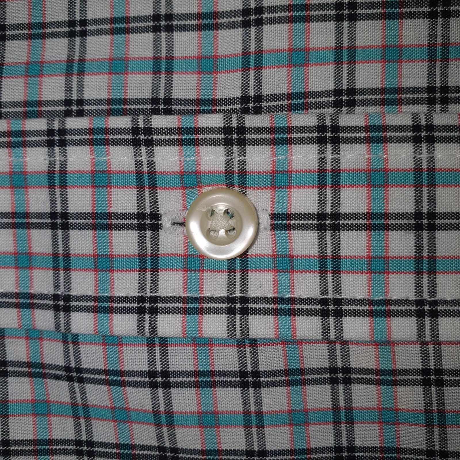 Camisa Ralph Lauren Masculina Xadrez Azul Tricolor Pony Preto