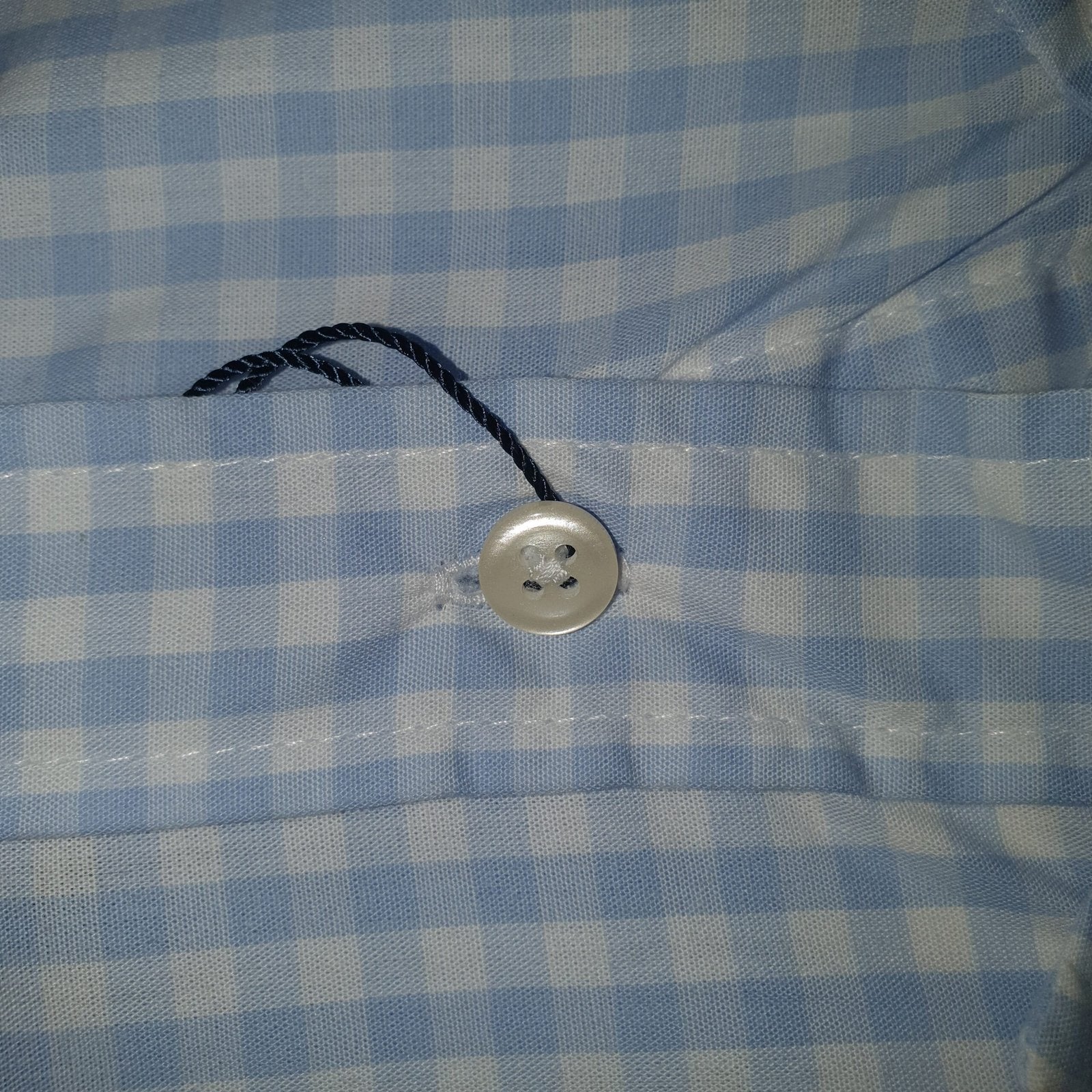 Camisa Ralph Lauren Masculina Xadrez Azul Piscina Pony Amarelo