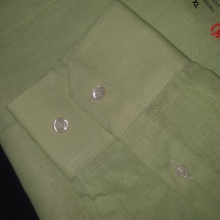 Camisa Ralph Lauren Masculina Linho cor Verde Limão Pony Laranja