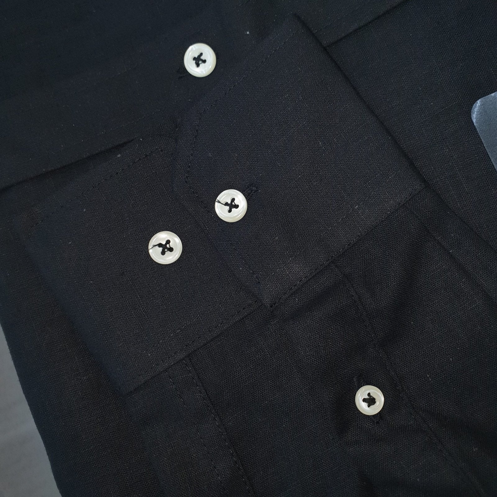 Camisa Ralph Lauren Masculina Linho cor Preta Pony Roxo