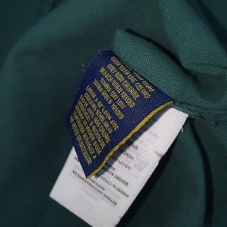 Camisa Ralph Lauren Masculina Oxford Tinturado Verde Floresta Pony Roxo
