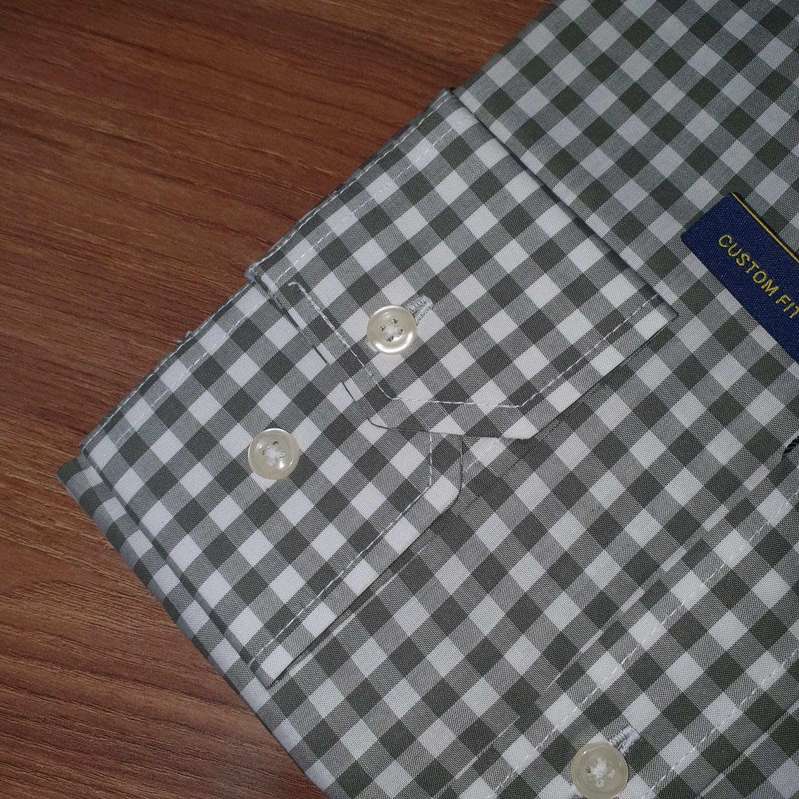 Camisa Ralph Lauren Masculina Xadrez Cinzento Pony Laranja