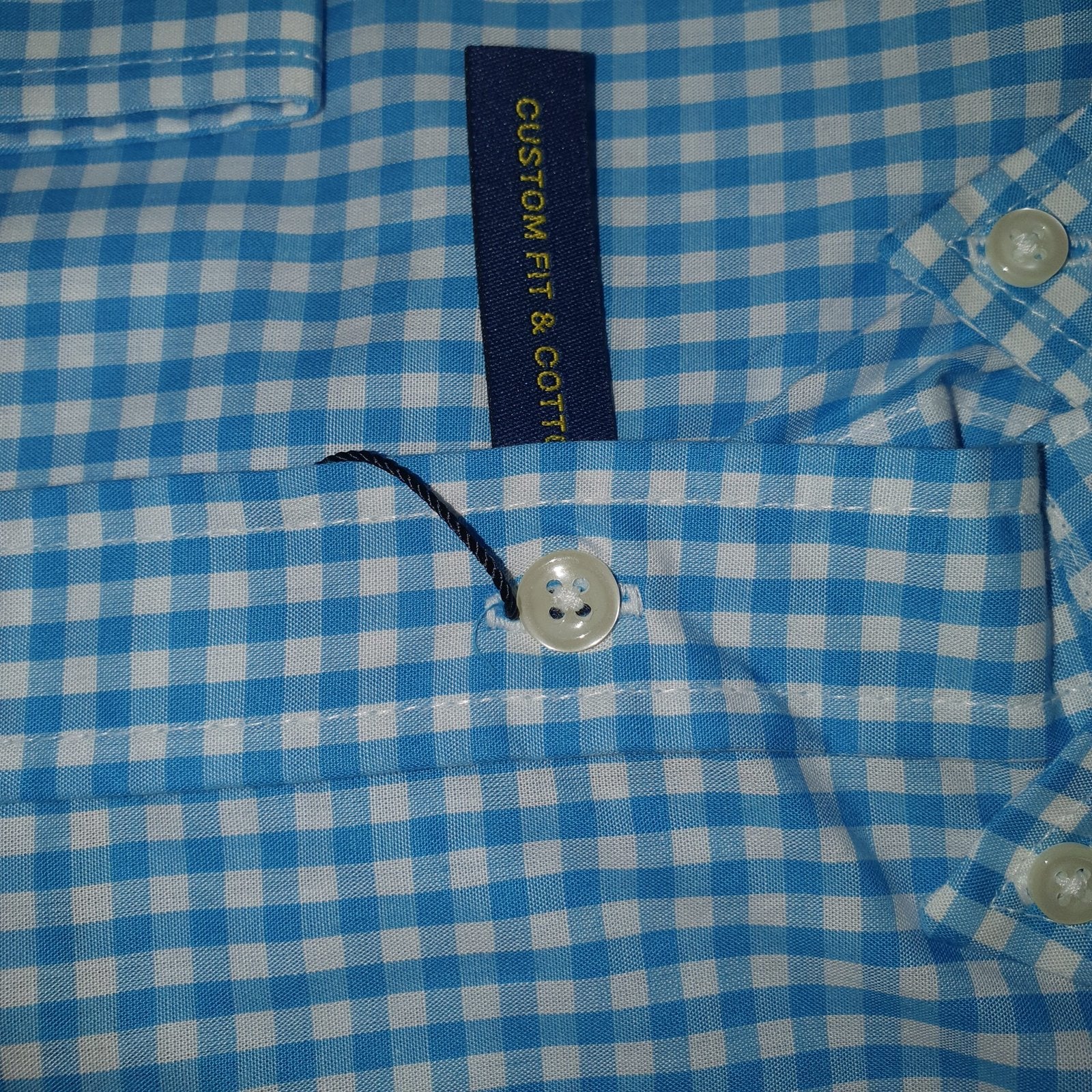 Camisa Ralph Lauren Masculina Xadrez Azul Oceano Pony Vermelho