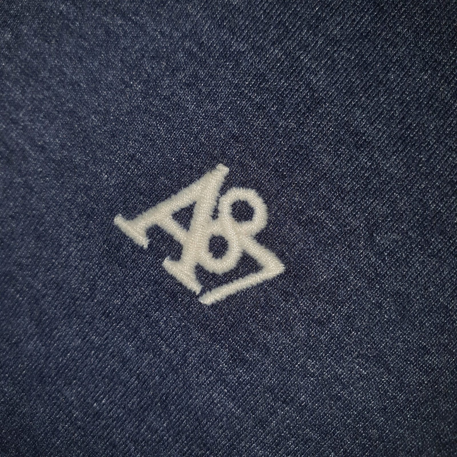 Camiseta Básica Aeropostale Masculina Azul Mescla Logo Clássico