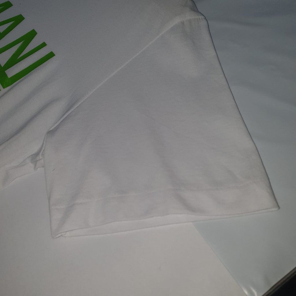 Camiseta Armani Exchange Masculina Branca Logo Verde