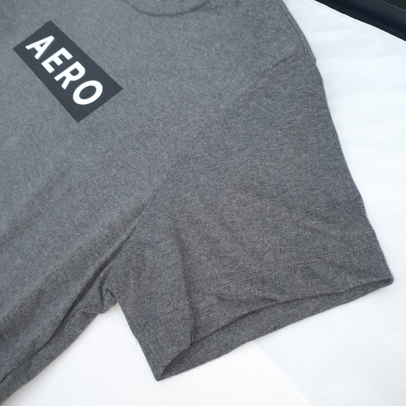 Camiseta Aeropostale Masculina Chumbo Estampa Clássica