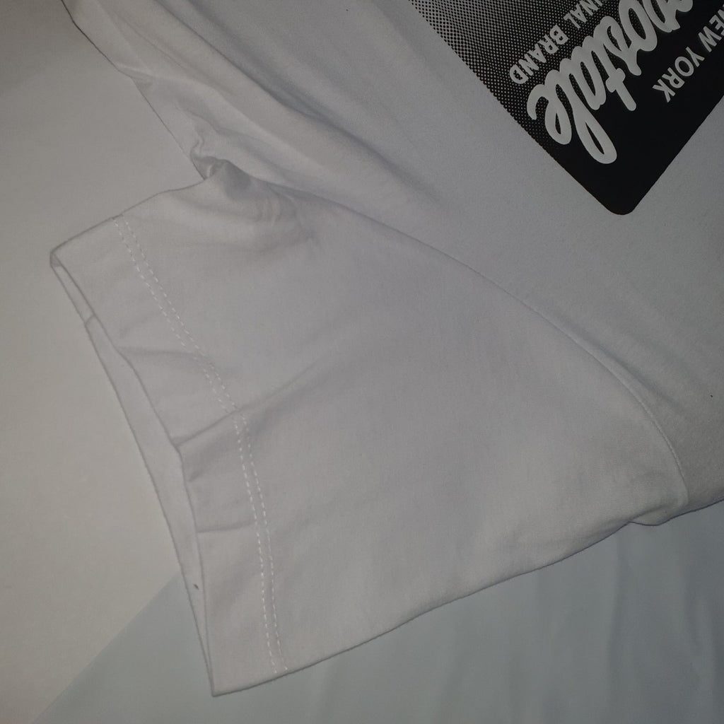 Camiseta Aeropostale Masculina Branca Logo Emborrachado