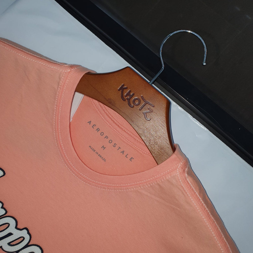 Camiseta Aeropostale Masculina Coral Estampa NYC 87