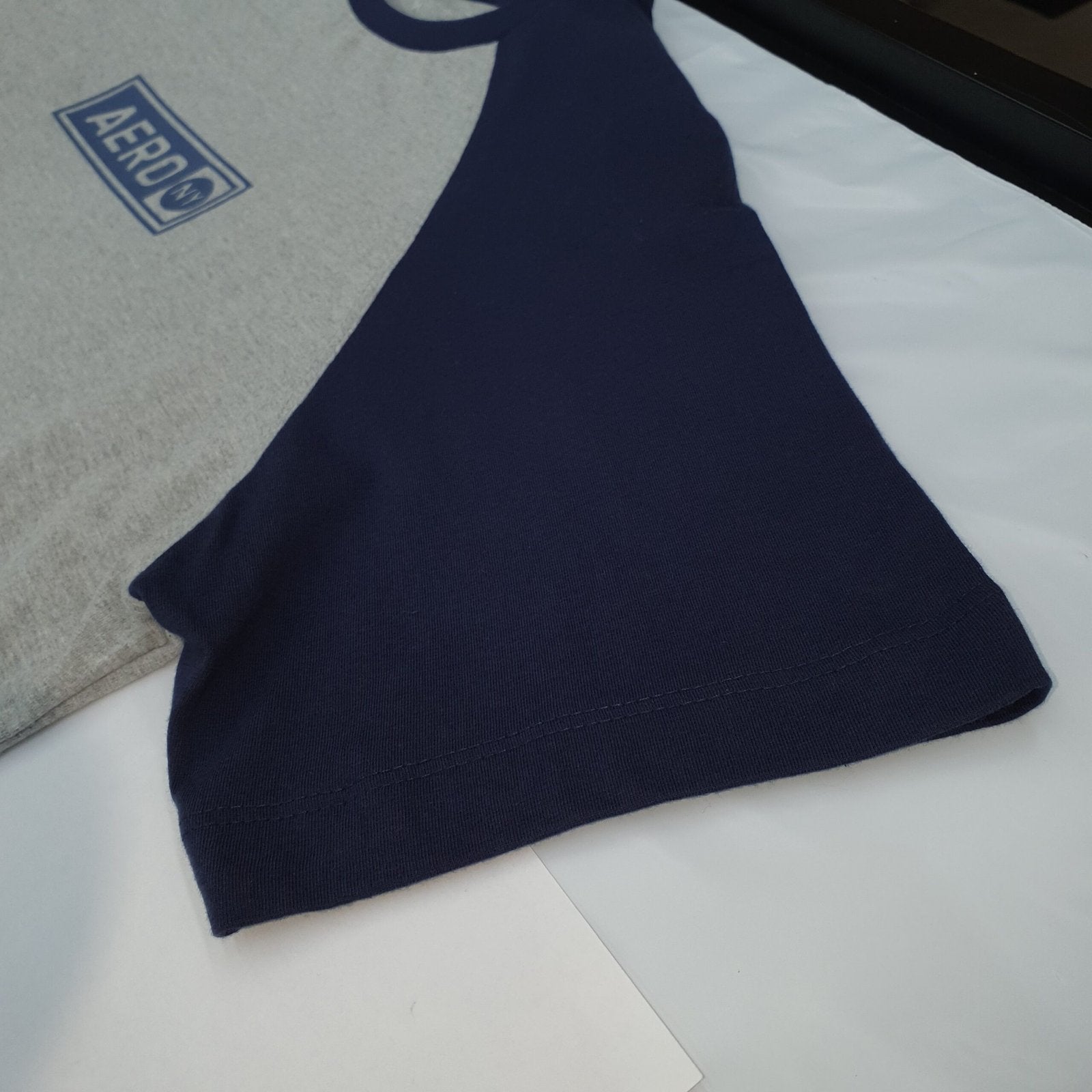 Camiseta Aeropostale Masculina Cinza Multicolor Estampa Clássica