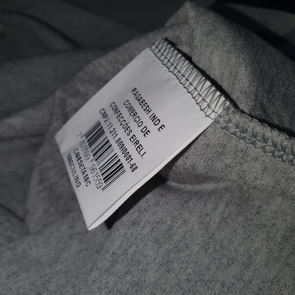 Camiseta Aeropostale Masculina Cinza Multicolor Estampa Clássica