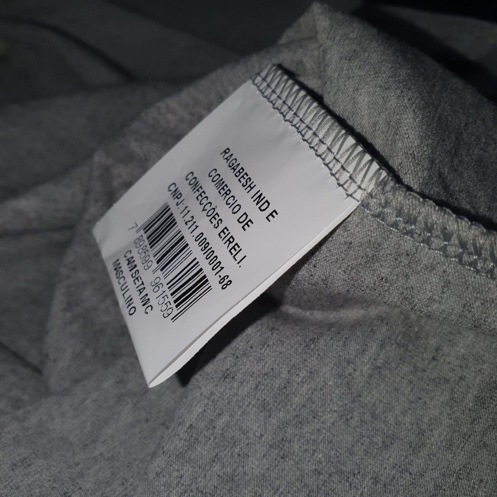 Camiseta Aeropostale Masculina Cinza Multicolor Estampa Clássica