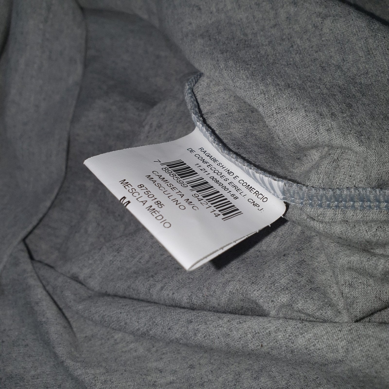 Camiseta Aeropostale Masculina Cinza Gelo Estampa Centralizada