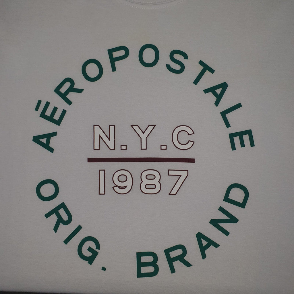 Camiseta Aeropostale Masculina Branca Estampa NYC 1987
