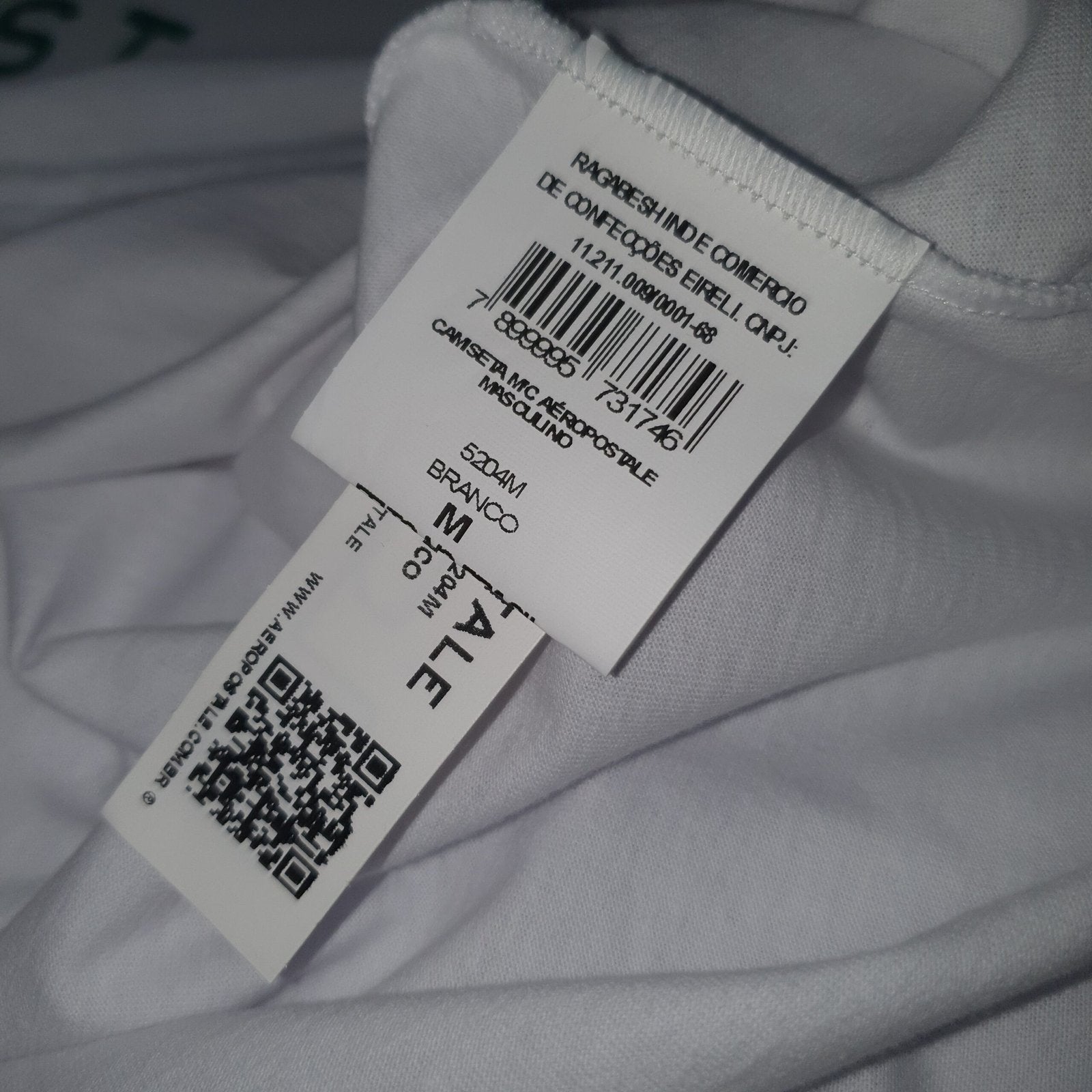 Camiseta Aeropostale Masculina Branca Estampa NYC 1987