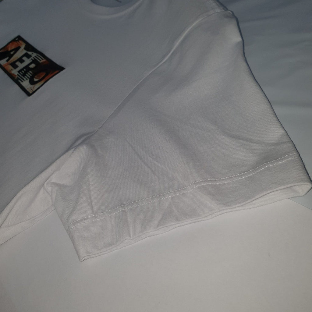 Camiseta Aeropostale Masculina Branca Estampa Cores