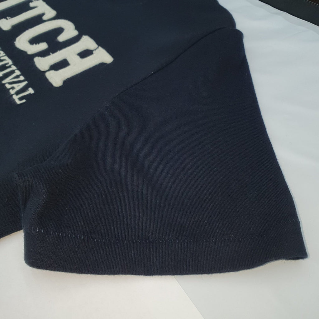 Camiseta Abercrombie Masculina Marinho Estampa Winter Festival